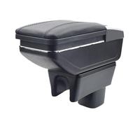 Accoudoir Intérieur Console Centrale Boîte Rangement Accoudoir Pour Suzuki Pour Swift 2005-2018 Voiture-style Décoration Accessoires Organisateur(Black Thread)