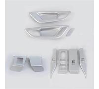 Accoudoir Intérieur De Voiture, Porte, Vitre, Interrupteur De Levage, Panneau De Poignée, Couvercle De Bol Pour Toyota Pour Alphard Pour Vellfire Série 40 Autocollant Intérieur(Argent,X-4)