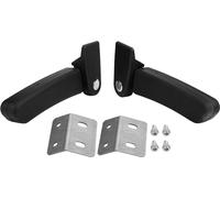 Accoudoir passager de moto, confortable noir 2 -pcs -accoudoir de siège arrière de moto pour la modification à la modification