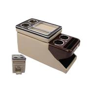 Accoudoir Pour Citroën Pour Spacetourer 16-23 Avant Avec Éclairage D'ambiance USB(C beige)