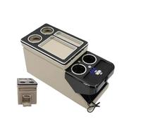 Accoudoir Pour Citroën Pour Spacetourer 16-23 Avant Avec Éclairage D'ambiance USB(D beige)