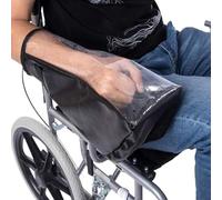 Accoudoir pour fauteuil roulant électrique, housse de pluie et levier, accessoires de protection pour personnes handicapées, usage extérieur, marche, maison, imperméable et durable
