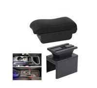 Accoudoir pour Hyundai i20 2021 2022 2023 Accoudoir de voiture Boîte de rangement intérieure Accessoires de voiture(B2 black line 3USB)