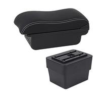 Accoudoir Pour Skoda Pour Octavia Mk3 A7 2014 2015 2016 2017 Pièces Rechange Boîte Rangement USB Accoudoir Accoudoir Boîte(B3 Black white 3USB)