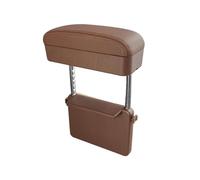 accoudoir rangement Boîte D'accoudoir Voiture Support Coude Réglable Organisateur D'espace Siège Coussin Ergonomique Conduite Confortable(Brown)