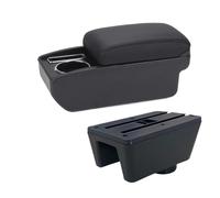 accoudoir rangement Pour Seat Pour Ibiza Coffre D'accoudoir Voiture Adaptation Rangement Auto Pièces Intérieures Accessoires(C2 Black line NO USB)