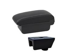 accoudoir rangement Pour Seat Pour Ibiza Mk4 6J 2008 2009 2010 2011 2012 2013 2014 2015 2016 2017 Rangement Pour Console Centrale Accessoires Auto(C3 White line NoUSB)