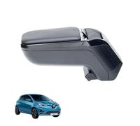 Accoudoir Rati Armster2 accoudoir central adapté pour RENAULT ZOE 2020- [noir] I avec compartiment de rangement I s'adaptant précisément à la console centrale