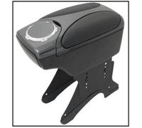 Accoudoir Universel - Renault Clio Megane Rangement Porte-gobelet Couvercle Effet Carbone et Similicuir Noir.