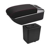 Accoudoir Voiture Accoudoir Boîte Rangement Accessoires Voiture Charge USB Pour Citroen Pour Berlingo Pour Peugeot Pour Partenaire Pour Tepe console centrale(B1 Black red 7USB)