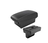 Accoudoir Voiture Central Boîte D'accoudoir Voiture Pièces Intérieures Voiture Boîte Rangement Pièces Rénovation Accessoires Voiture Détails Intérieurs USB pour Peugeot 307 Accoudoir Central(A2 Black