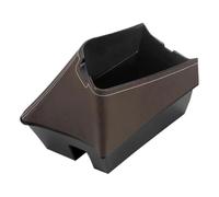Accoudoir Voiture Pour BMW X1 F48 X2 F39 2016-2021 LHD Voiture Siège Central Accoudoir Boîte Console Conteneur Rangement Organisateur Plateau Intérieur(Brown Leather)