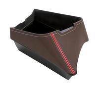 Accoudoir Voiture Pour BMW X1 F48 X2 F39 2016-2021 LHD Voiture Siège Central Accoudoir Boîte Console Conteneur Rangement Organisateur Plateau Intérieur(Brownleather Rededge)