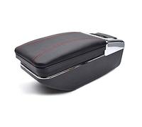 Accoudoir Voiture Pour CITROEN PEUGEOT, accoudoir ABS ABS ABR Repose-style Console Centre Console Console Console Accessoires USB Accoudoir Central (Color : Red thread)