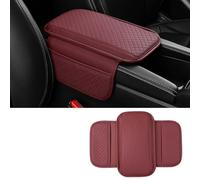 Accoudoir Voiture pour Ford F Series F 150 Lightning XIV SuperCrew 2020 2021 2022 2023 2024 2025, Central Console Centrale Protection Cuir Tapis de boîte d'accoudoir,B