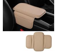 Accoudoir Voiture pour Ford F Series F 150 Lightning XIV SuperCrew 2020 2021 2022 2023 2024 2025, Central Console Centrale Protection Cuir Tapis de boîte d'accoudoir,C