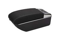 Accoudoir Voiture Pour Opel Corsa Mouchest Coffret Universal Central Accoucher Central Boîte de rangement Porte-gobelet Cendrier Cendrier Modification Accessoires Accoudoir Central (Color : D Black w