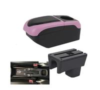 Accoudoir Voiture Pour Suzuki Pour Swift 2005-2024 Accessoires De Voiture Détails Intérieurs Boîte De Rangement Pièces Accoudoir Boîte(S1 black-pink 6USB)
