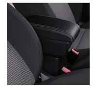 Accoudoirs Central Console Pour Fiat Pour Panda II 2 Accoudoir Central Avec Porte-gobelet Et Port USB Accoudoirs Console(A-Black white line)