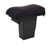 Accoudoirs Central Console Pour Peugeot 2008 2012 2013 2014 2015 2016 2017 2018 Accoudoir De Voiture Avec Chargement USB Détails Intérieurs Accoudoirs Console Voiture(A Black red 3USB)