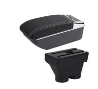 Accoudoirs Central Console Pour Peugeot 208 2012-2018 Accoudoir Boîte De Rangement Accessoires De Voiture Pièces De Rénovation Intérieure Accoudoirs Console(B white line NO USB)