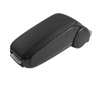 Accoudoirs De Voiture Pour Ford Pour Focus MK3.5 2015-2018 Housse De Remplacement Pour Accoudoir Central De Voiture En Cuir Et Tissu(Leather)