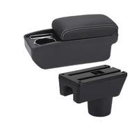 Accoudoirs De Voiture Pour Mitsubishi Pour Attrage Pour Mirage Accoudoir Boîte De Rangement Automatique Accessoires(C Black white NO USB)