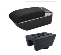 Accoudoirs De Voiture Pour Seat Pour Ibiza 6j 6L Accoudoir Boîte De Rangement Automatique Pièces Rénovation Accessoires Intérieurs Bras(D Black line No USB)