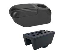 Accoudoirs De Voiture Pour Seat Pour Ibiza 6j 6L Accoudoir Boîte De Rangement Automatique Pièces Rénovation Accessoires Intérieurs Bras(Black Black)