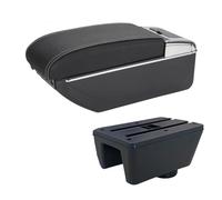 Accoudoirs De Voiture Pour Seat Pour Ibiza 6j 6L Accoudoir Boîte De Rangement Automatique Pièces Rénovation Accessoires Intérieurs Bras(B Black white 7USB)