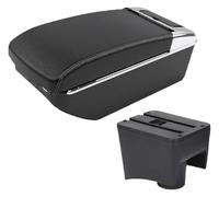 Accoudoirs De Voiture Pour VW Pour Polo MK5 6R Pour Vento Boîte D'accoudoir Voiture Pièces Intérieures Accessoires Rangement Interface USB(A3 Black white 7USB)