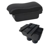 Accoudoirs De Voiture Pour VW Pour Touran Pour Caddy Console Centrale Repose Coude Contenu Magasin Central Avec Interface USB Porte Gobelet(A white line No USB)