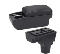 Accoudoirs Pour Chevrolet Pour Sonic Pour Aveo Pour Lova T250 T300 Accoudoir De Voiture Boîte De Rangement Dédiée Accoudoir Console Centrale(C3 Black white NOUSB)