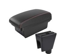 Accoudoirs Pour Chevrolet Pour Spark III Pour Aveo T200 Accoudoir De Voiture Boîte De Rangement Accessoires De Voiture Détails Intérieurs Accoudoir Console Centrale(B1 Black red 3 USB)
