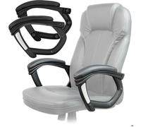 Accoudoirs pour fauteuil - SOFOTEL - Modèle 222 - Noir - Plastique résistant - Universel - Lot de 2 - Durables