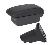 Accoudoirs Pour Fiat 500 Pour CRONOS Accoudoir De Voiture Boîte De Rangement Dédiée Pour Rehausser L'intérieur Accessoires De Rénovation Accoudoir Console Centrale(B2 black line 3USB)