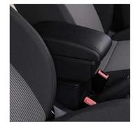 Accoudoirs Pour Fiat Pour Panda II 2 Accoudoir Central Avec Porte-gobelet Et Port USB Accoudoir Console Centrale(A-Black black line)