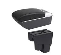 Accoudoirs Pour Fit Pour Jazz 1 2002-2007 Accoudoir De Voiture Boîte De Rangement Accessoires De Voiture Accoudoir Console Centrale(C black line 7USB)