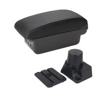 Accoudoirs Pour KIA Pour Rio 2006 2007 2008 2009 2010 2011 Accoudoir Boîte Voiture Accoudoir Boîte Accessoires Intérieur Boîte De Rangement Rétrofit Accoudoir Console Centrale(B2 Black line 3USB)