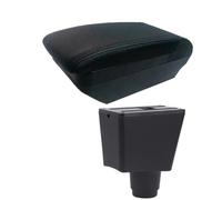 Accoudoirs Pour Logan 2 Pour Sandero 2 Accoudoir De Voiture Boîte De Rangement Accessoires De Rénovation Intérieure Accoudoir Console Centrale(F All Black No USB)