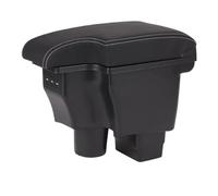 Accoudoirs Pour Mazda 2 Pour CX-3 Accoudoir De Voiture Boîte De Rangement Accessoires De Voiture Chargement USB Accoudoir Console Centrale(B3genuine leather)
