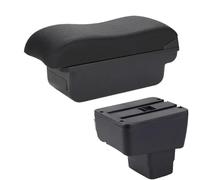 Accoudoirs Pour Mazda 2 Pour CX-3 Accoudoir De Voiture En Cuir Boîte De Rangement Surface Incurvée Installation Simple Accoudoir Console Centrale(C2 Black line NO USB)