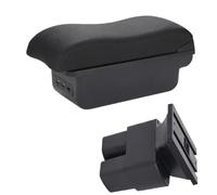 Accoudoirs Pour Nissan Pour NV200 Pour Evalia Accoudoir De Voiture En Cuir À Surface Incurvée Accoudoir Console Centrale(B2 Black line 3USB)