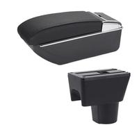 Accoudoirs Pour Nissan Pour Terrano 3 Accoudoir De Voiture Boîte De Rangement Accessoires Détails Intérieurs Accoudoir Console Centrale(D2 Black line No USB)