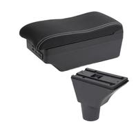 Accoudoirs Pour Opel Pour Meriva Accoudoir Central Boîte De Rangement Pièces De Rechange Accessoires D'accoudoir De Voiture Accoudoir Console Centrale(C3 white line 7USB)