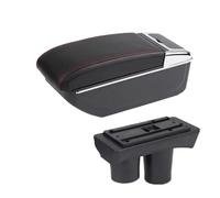 Accoudoirs Pour Peugeot 301 Accoudoir De Voiture Boîte De Rangement Intérieur Dédié Pièce De Rénovation Accessoires De Voiture Accoudoir Console Centrale(B red line NO USB)