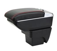 Accoudoirs pour Seat Boîte De Rangement pour Console Centrale De Voiture Grande Capacité pour Honda City Pièce Intérieure en Fibre De Carbone Adaptation pour Voiture Boîte De Rangement