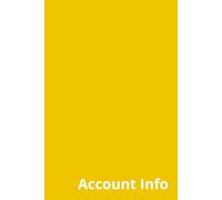 Account Journal: Keep all your account information, never forget details again