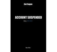 Account suspended Diary 2023-2024 - Zoé Sagan - Max Milo - broché - Journal