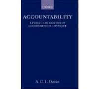 Accountability, Oxford Socio-Legal Studies A. C. L. Davies (Auteur)